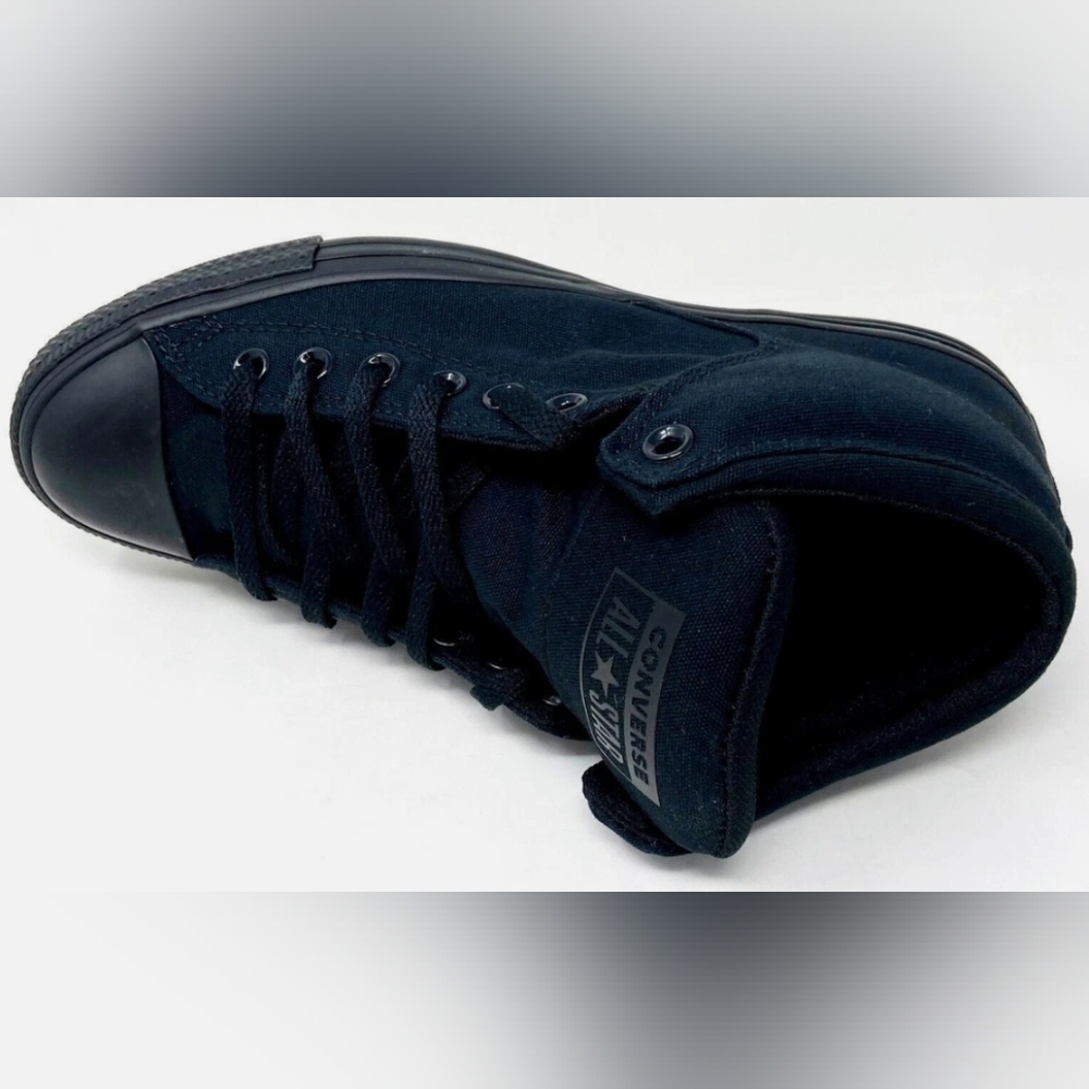 Converse Chuck Taylor High Street Hi 'Triple Black' Sneakers Size M8 W10 N/Box - Picture 8 of 12